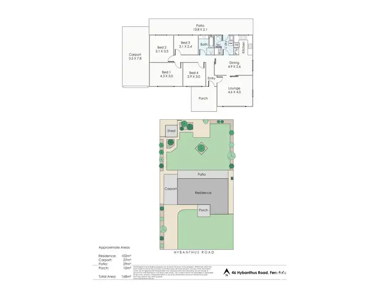 Floorplan of Homely house listing, 46 Hybanthus Road, Ferndale WA 6148