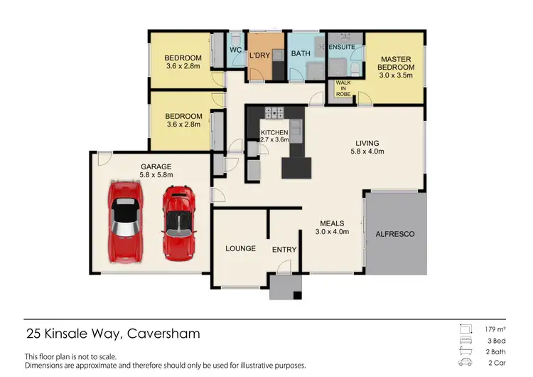 Floorplan of Homely house listing, 25 Kinsale Way, Caversham WA 6055