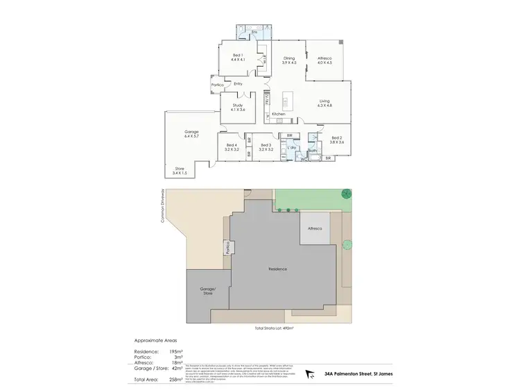 Floorplan of Homely house listing, 34A Palmerston Street, St James WA 6102