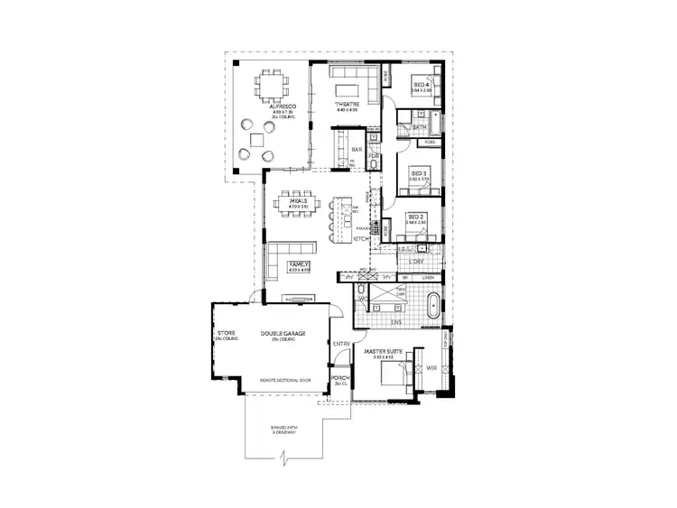 Floorplan of Homely house listing, 49 Propeller Avenue, Brabham WA 6055