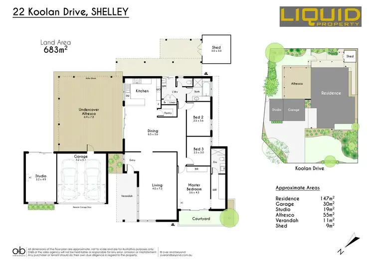 Floorplan of Homely house listing, 22 Koolan Drive, Shelley WA 6148