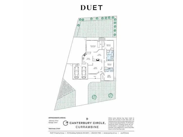 Floorplan of Homely house listing, 9 Canterbury Circle, Currambine WA 6028