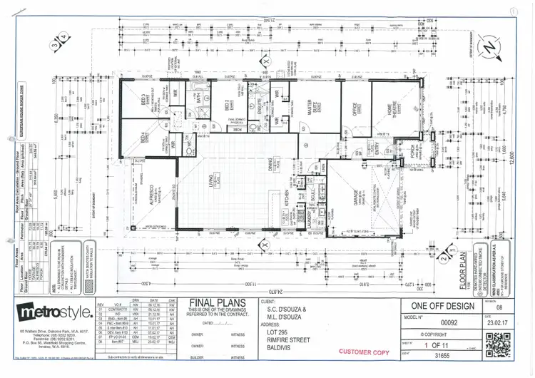 Floorplan of Homely house listing, 21 Rimfire Road, Baldivis WA 6171