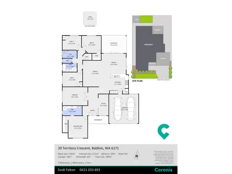 Floorplan of Homely house listing, 20 Territory Cres, Baldivis WA 6171
