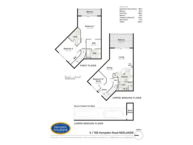 Floorplan of Homely townhouse listing, 5/192 Hampden Rd, Nedlands WA 6009