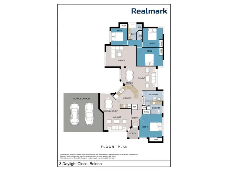 Floorplan of Homely house listing, 3 Daylight Close, Beldon WA 6027