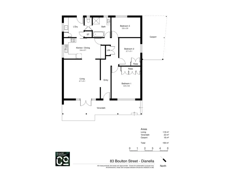 Floorplan of Homely house listing, 83 Boulton Street, Dianella WA 6059
