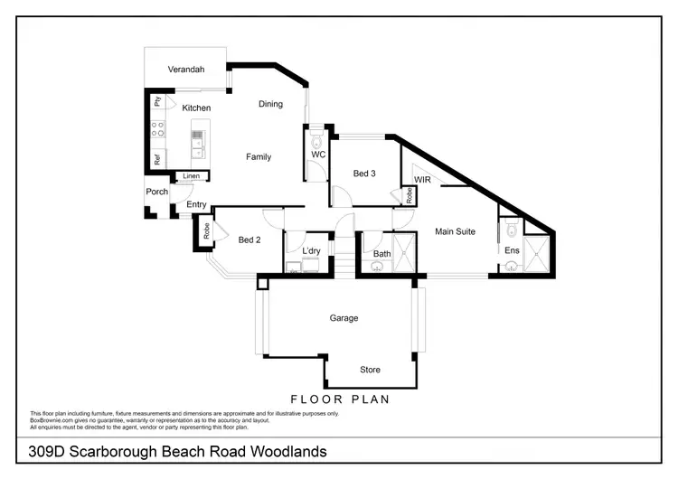 Floorplan of Homely house listing, 309D Scarborough Beach Road, Woodlands WA 6018