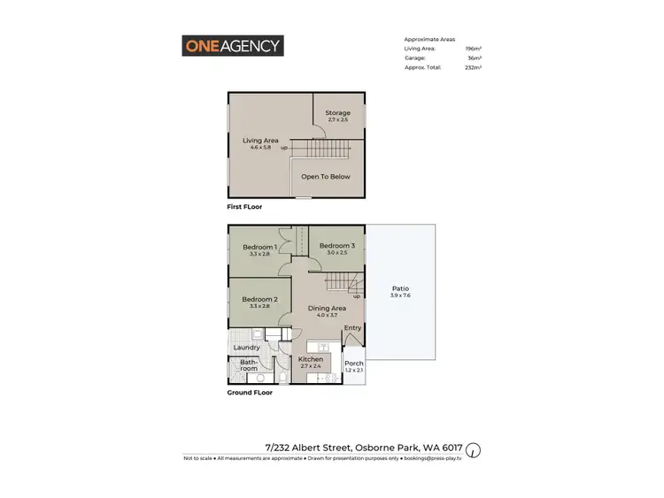 Floorplan of Homely villa listing, 7/232 Albert Street, Osborne Park WA 6017
