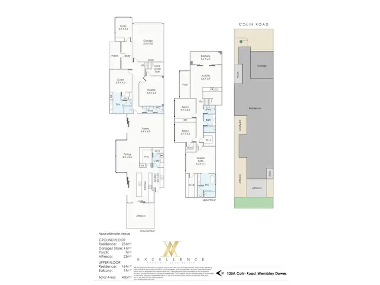 Floorplan of Homely house listing, 135A Colin Road, Wembley Downs WA 6019
