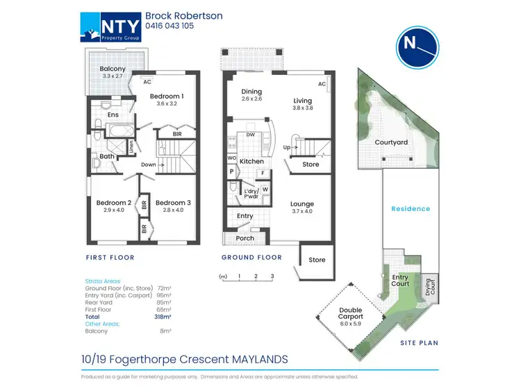 Floorplan of Homely townhouse listing, 10/19 Fogerthorpe Crescent, Maylands WA 6051