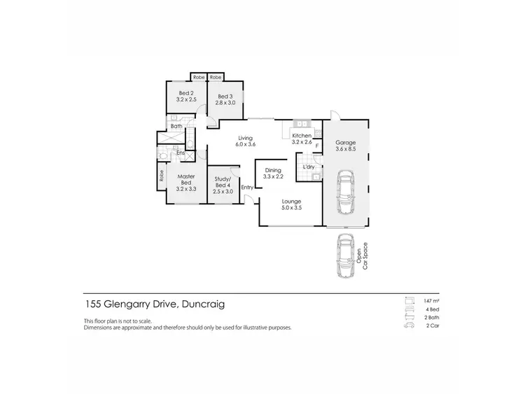 Floorplan of Homely house listing, 155 Glengarry Drive, Duncraig WA 6023