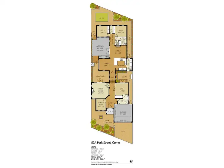 Floorplan of Homely house listing, 50A Park Street, Como WA 6152