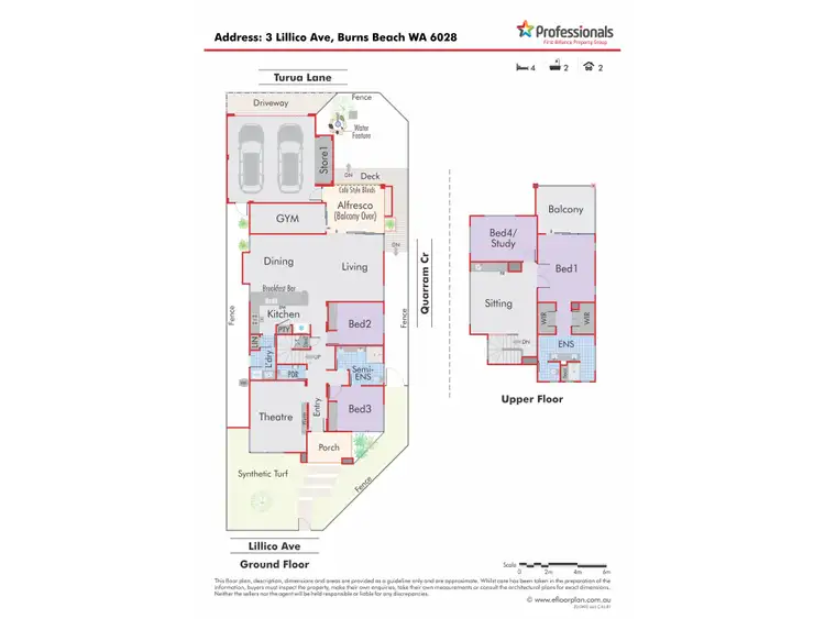 Floorplan of Homely house listing, 3 Lillico Avenue, Burns Beach WA 6028