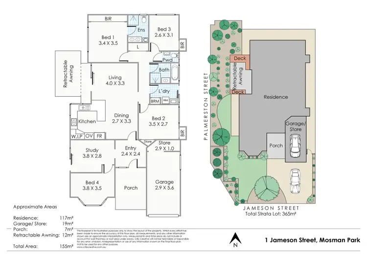 Floorplan of Homely house listing, 1 Jameson Street, Mosman Park WA 6012