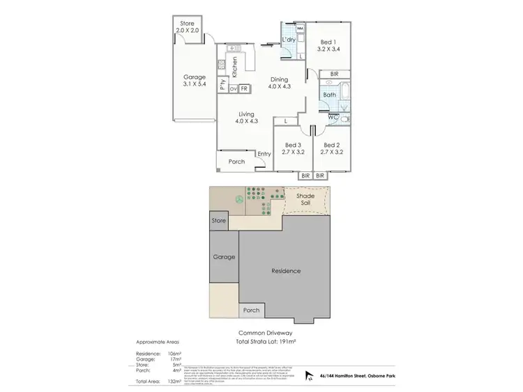 Floorplan of Homely house listing, 46/144 Hamilton Street, Osborne Park WA 6017