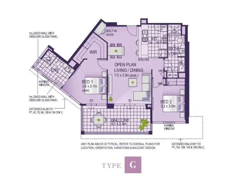 Floorplan of Homely apartment listing, 1402/908 Canning Highway, Applecross WA 6153