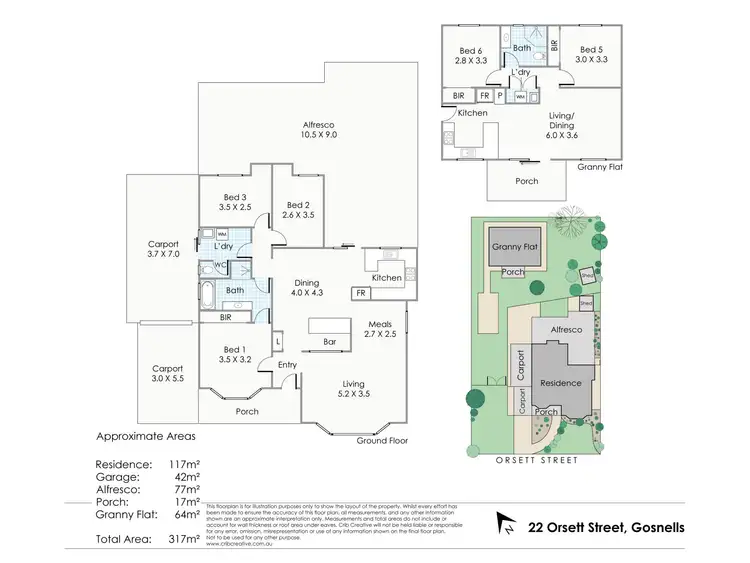 Floorplan of Homely house listing, 22 Orsett Way, Gosnells WA 6110