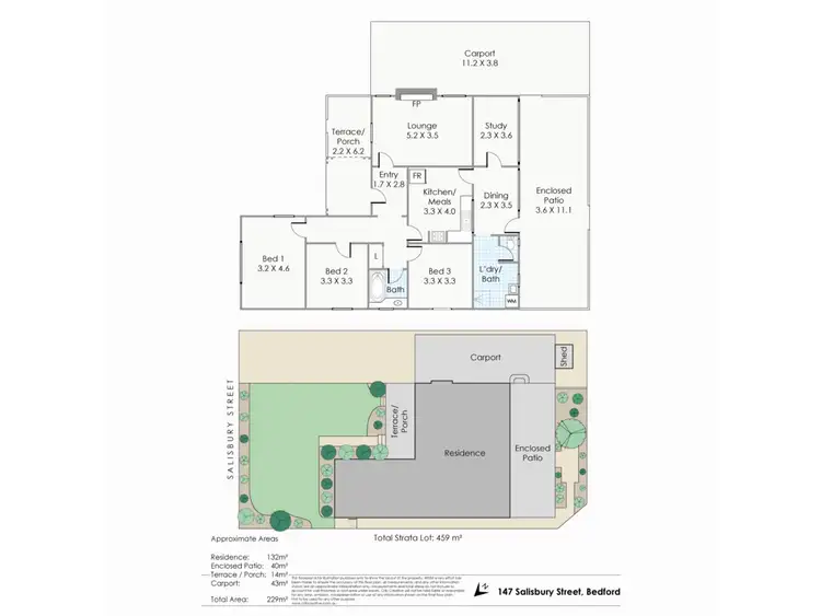Floorplan of Homely house listing, 147 Salisbury Street, Bedford WA 6052
