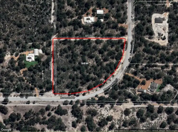 Floorplan of Homely land listing, 288 Rosewood Drive, Chittering WA 6084