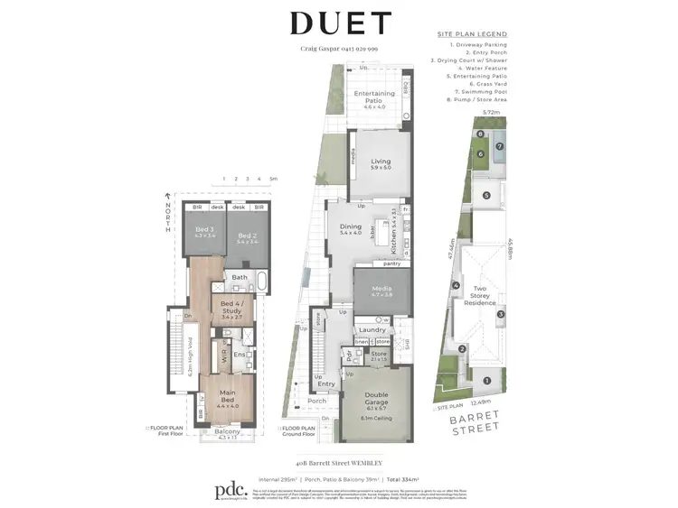 Floorplan of Homely house listing, 40B Barrett Street, Wembley WA 6014