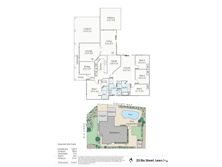 Floorplan of Homely house listing, 23 Ela Street, Leeming WA 6149