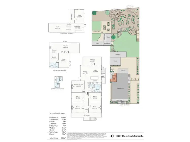 Floorplan of Homely house listing, 8 Lilly Street, South Fremantle WA 6162