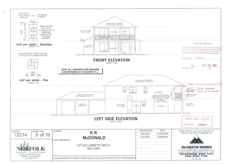 Floorplan of Homely house listing, 387 Lambeth Circle, Wellard WA 6170