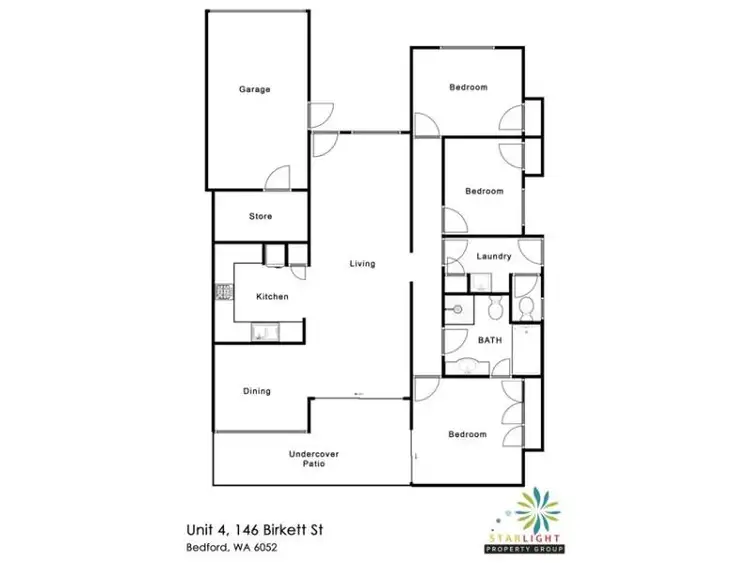 Floorplan of Homely house listing, 4/146 Birkett Street, Bedford WA 6052