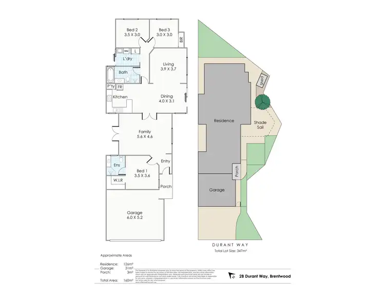 Floorplan of Homely house listing, 2B Durant Way, Brentwood WA 6153