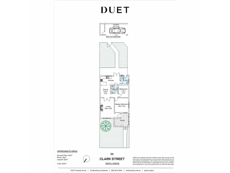 Floorplan of Homely house listing, 18 Clark Street, Nedlands WA 6009