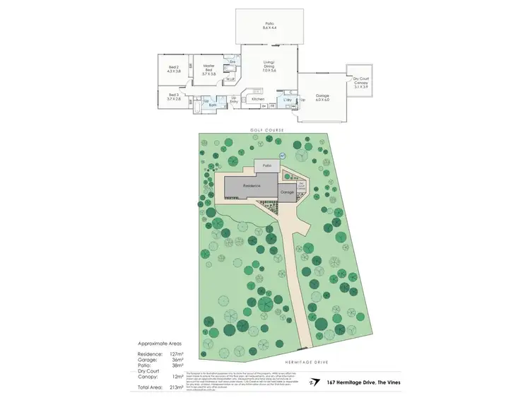 Floorplan of Homely house listing, 167 Hermitage Drive, The Vines WA 6069