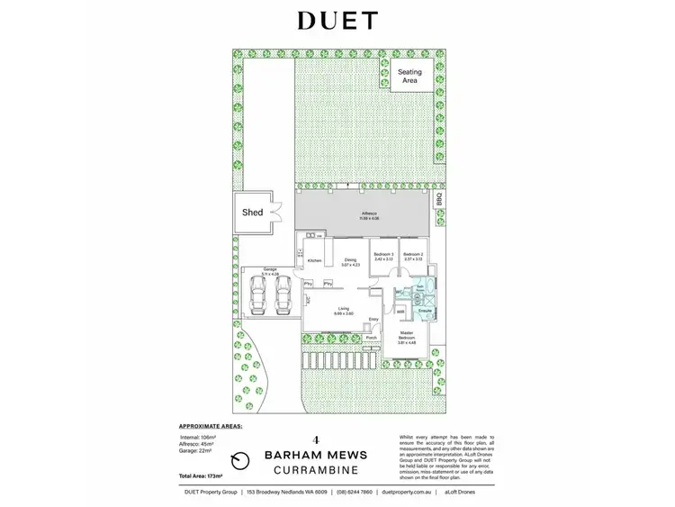 Floorplan of Homely house listing, 4 Barham Mews, Currambine WA 6028
