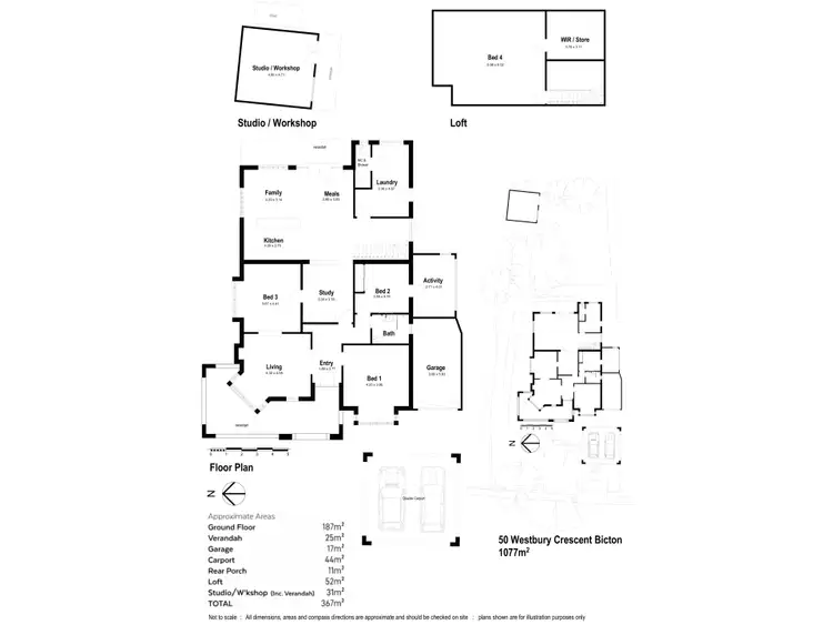 Floorplan of Homely house listing, 50 Westbury Crescent, Bicton WA 6157