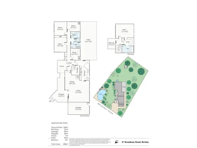 Floorplan of Homely house listing, 21 Broadway Road, Bickley WA 6076