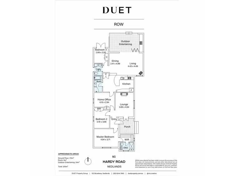 Floorplan of Homely house listing, 95 Hardy Road, Nedlands WA 6009
