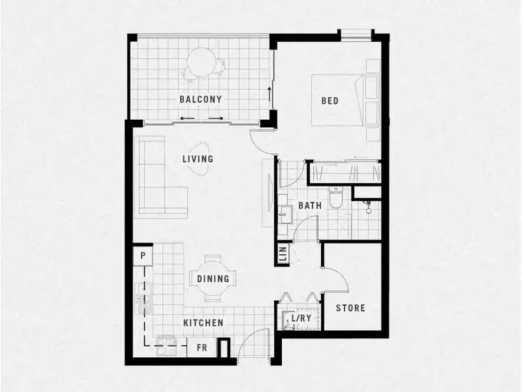 Floorplan of Homely apartment listing, 7/159 Walcott Street, Mount Lawley WA 6050