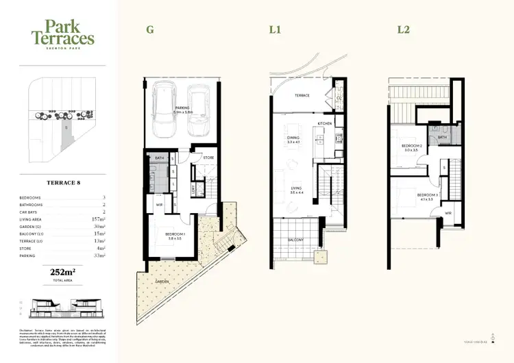 Floorplan of Homely townhouse listing, 8/20 Sadka Lane, Shenton Park WA 6008
