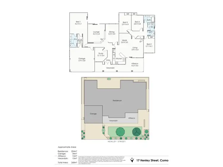 Floorplan of Homely house listing, 17 Henley Street, Como WA 6152