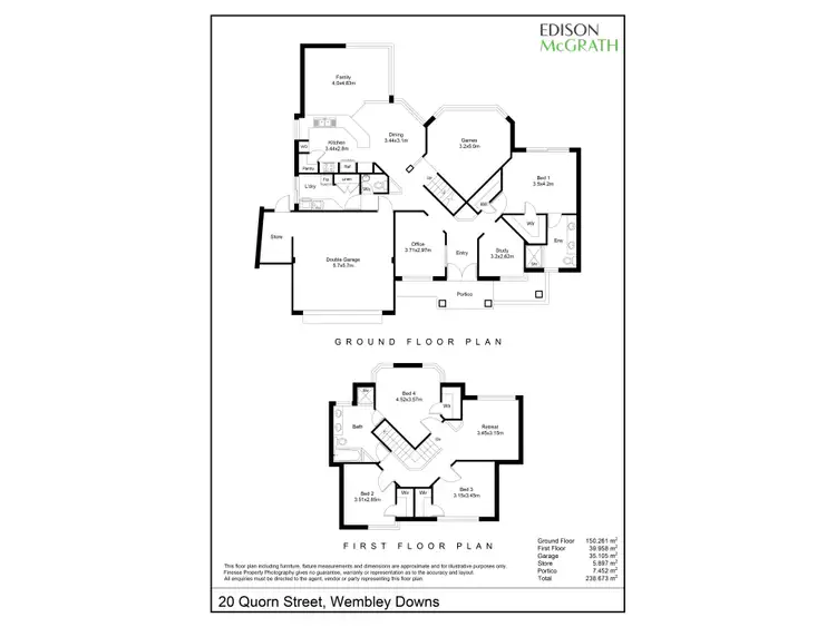 Floorplan of Homely house listing, 20 Quorn Street, Wembley Downs WA 6019