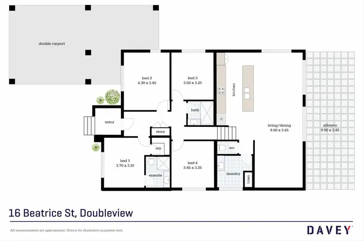 Floorplan of Homely house listing, 16 Beatrice Street, Doubleview WA 6018