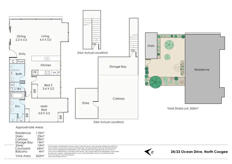 Floorplan of Homely apartment listing, 24/23 Ocean Drive, North Coogee WA 6163