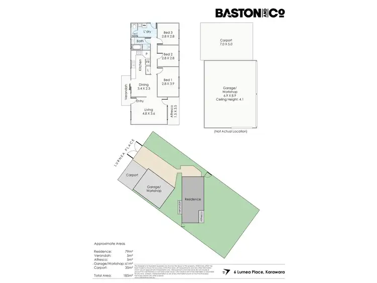 Floorplan of Homely house listing, 6 Lurnea Place, Karawara WA 6152