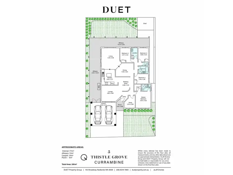 Floorplan of Homely house listing, 5 Thistle Grove, Currambine WA 6028