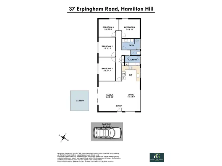 Floorplan of Homely house listing, 37 Erpingham Road, Hamilton Hill WA 6163