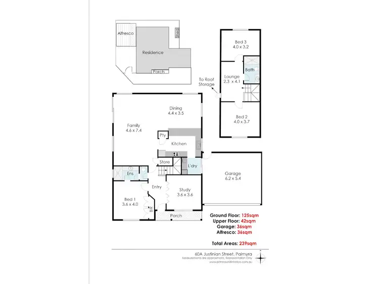 Floorplan of Homely house listing, 60A Justinian Street, Palmyra WA 6157
