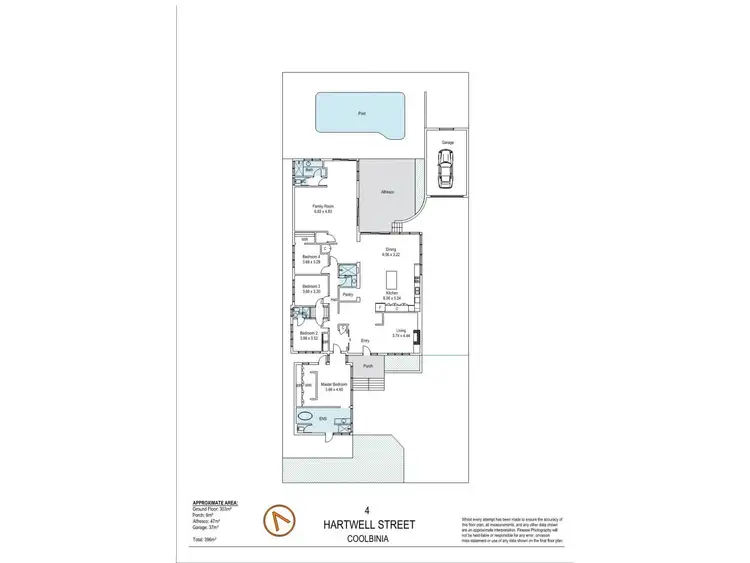 Floorplan of Homely house listing, 4 Hartwell Street, Coolbinia WA 6050