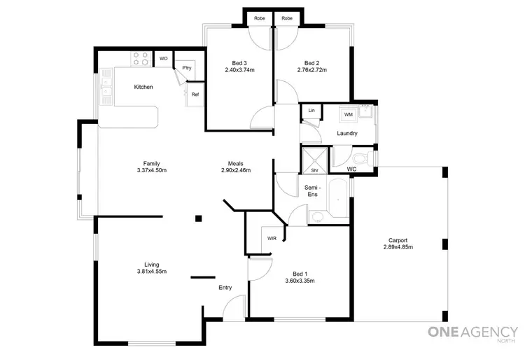 Floorplan of Homely house listing, 15B Nicholson Place, Ballajura WA 6066