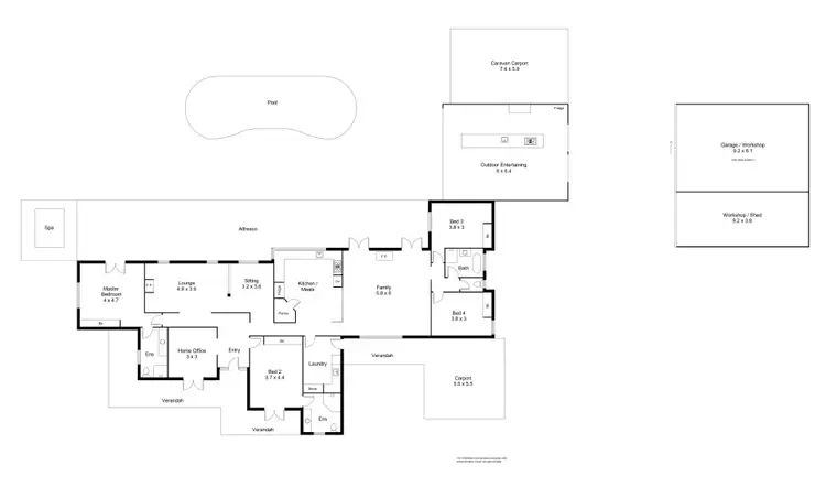 Floorplan of Homely house listing, 15 Shadytree Lane, Maida Vale WA 6057