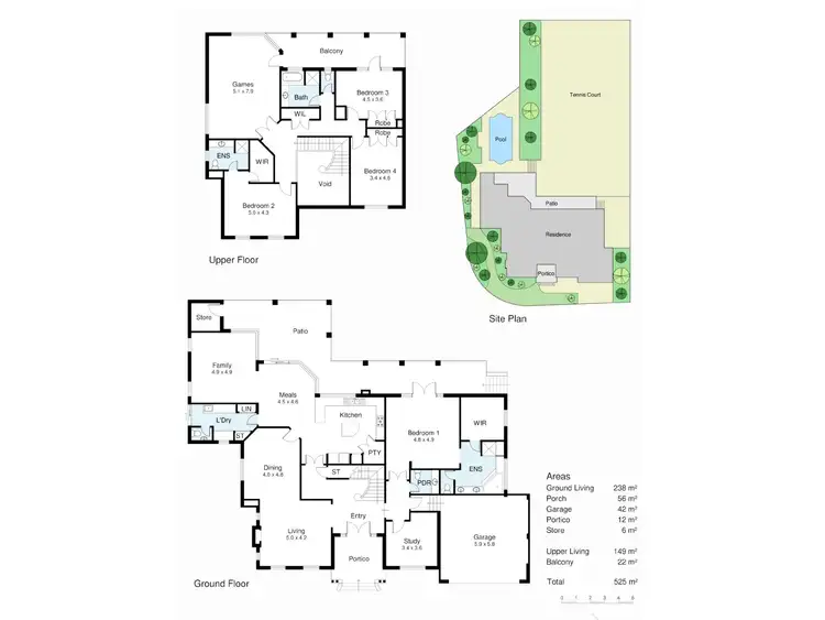 Floorplan of Homely house listing, 43 Hartwell Street, Coolbinia WA 6050